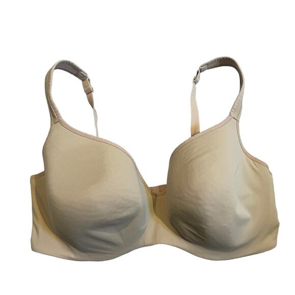 Cacique nude full coverage lightly padded underwire bra 40DDD - Picture 1 of 7